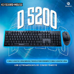 D5200 BOSSTON Set Keyboard + Mouse USB SKU-02598