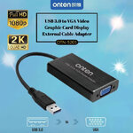 OTN-5201 onten USB 3.0 ตัวผู้ TO VGA US-GO-VG-5201B
