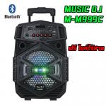 MUSIC DJ M-M999C SPEAKER /1200W.8inch+MIC*1ไร้สาย BLUETOOTH M-M99C SP-MJ-12-M999C
