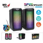 SP-20 MD-TECH SPEAKER USB 6Wx2 BLUETOOTH SP-MD-20-20BLA