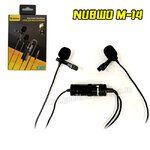 M14 NUBWO CLIP ON 2 Microphone สายยาว 6เมตร MI-NW-CI-M14ON