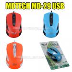 MD-29 MD-TECH Mouse Optical USB MO-MD-OC-X29BL/RE/YE