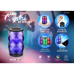 BM-05 d-power BLUETOOTH SPEAKER LED Crystal SP-DP-BT-GM-05
