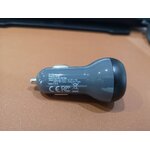 DOVE CAR Dual Port USB-C USB-A CAR CHARGER SKU-02498