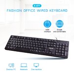 K-477 OKER FASHION OFFICE WIRED KEYBOARD USB KB-UB-OK-KB477