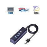 OKER H-341 OKER HUB 4 PORT USB 3.0 H-341 HB-4P-OK-341BK