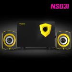 NS031 NUBWO2.1ch Speaker USB สีเหลือง SP-NW-21-031xx