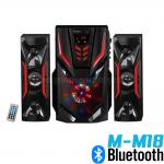 MUSIC DJ Speaker MUSIC D.J. BLUETOOTH FM/KA/CARD SUB 2.1 รุ่น:M-M18 SKU-00607