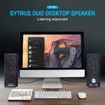 OKER SP-827 black OKER Speaker2*3W RMS. SP-OK-20-827BK