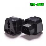 AD-068 ตัวแปลงปลั๊ก UPS 3ขา Black PB-00-01-UN006