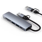 HC-13FL i-Green 5in1USB/TYPC-C+USB3.0*1+USB2.02+CARDREDER CA-TC-GE-HC13F