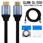 GL200 GLINK HDTV V.2.0 /4K CABLE สายยาง SKU-02893