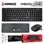 GEARMASTER GMK-083W KEYBOARD+MOUSE 10m Wireless GMK-083W KB-KM-GM-083BK