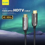 GL-403 GLINK FIBER OPTIC HDTV CABLE 4K/60Hz. SKU-02569