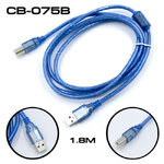 CB-075 AM-BM GLINK USB CABLE V2.0 สำหรับต่อปริ้นเตอร์ หรืออุปกรณ์ SKU-02701