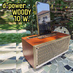 WOODY d-power Speaker TWS10W SP-DP-BT-WOODB