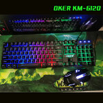 OKER KM-6120 OKER KEYBOARD+MOUSE USB ไฟ KB-KM-OK-K6120