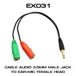 EX031 Cable STER M*1 TO F*2 CA-ST-MI-EX031