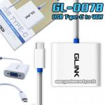 GLINK GL-007B GLINK USB TYPE-C TO VGA GL007B CA-TC-GL-G007B
