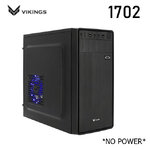 VIKINGS 1702 CASE NO POWER ATX (Black) SKU-02495