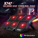 OKER X747 OKER 6FAN HURRICANE COOLING PAD17" FA-OK-NB-X747B