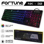 NK-32 NUBWO FORTUNE MULTI-COLOR BACKLIGHT GAMING KEYBOARD NK-32 KB-UB-NW-032XX
