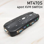 4 PORT KVM SWITCH สำหรับควบคุมจอ1 ตัว และ pc4ตัว SW-GO-XX-KVM03