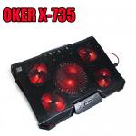 X-735 OKER FANNOTEBOOK 5FANไฟ FA-OK-NB-X735B