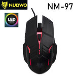 NM97 Nubwo Gaming Mouse เมาส์เกมมิ่ง ปรับ DPI ได้สูงสุด 3600 ไฟ7สี MO-NW-OU-097XX