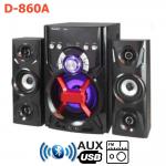 D-860A Speaker MUSIC D.J. BLUETOOTH FM/KA/MIC USB SKU-01465