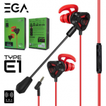 TYPE E1 EGA ZONE Gaming Headset Red HP-HM-EG-E1RED
