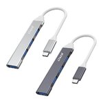 H-347 OKER TYPE-C TO USB3.0 HUB 4PORT HB-4P-OK-347BK