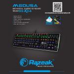 RAZEAK KEYBOARD GAMING รุ่น RKX-04 แบบ Mechanical blue switch KB-UB-RZ-RKX04