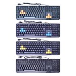 KB-318 OKER Slim KEYBOARD USB 104KEY KB-UB-OK-318XX