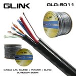 GLG-5011 CAT5E POWER+SLING OUTDOOR GLINK 305m SKU-02076