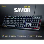NUBWO NK031 NUBWO SAVIOR GAMING KEYBOARD RAINBOW 9LED MODES KB-UB-NW-NK31X
