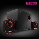 NS030 NUBWO2.1ch Speaker USB/5W สีแดง SKU-00487