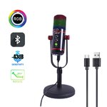 MIC-2022 OKER USB CONDENSER MICROPHONE BLUETOOTH RGB Lighing ลดสัญญาณรบกวน MI-OK-XX-2022B