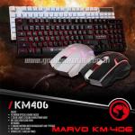 KM-406 MARVO KEYBOARD+MOUSE USB ไฟ KB-KM-MV-406BK