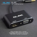 GL-065 USB 3.0 TO VGA (F)+ HDMI (F) ADAPTER US-GO-HM-GL065
