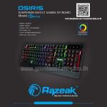 RK-8702 RAZEAK KEYBOARD USB ไฟ KB-UB-RZ-8702B