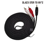 DL423 STER TO AV*2 CABLE CA-ST-AV-423XX