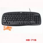 KB-716 SIGNO KEYBOARD USB KB-UB-SI-716BK