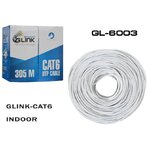 GL-6003 GLINK CAT6 UTP CABLE 305M INDOOR NW-GL-UT-CAT62