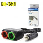 NO.1631 Chargers Car 2ช่อง USB 1Port 120W/12V/24V CH-GO-CR-USB1P