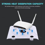 C814 OKER NOTEBOOK COOLING PAD มีไฟ SKU-02325