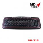 KB-318 MD-TECH KEYBOARD USB KB-UB-MD-318BK