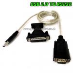 USB TO SERIAL(DB9)RS232 ZTEK+ตัวแปลง(ZT002) US-ZT-SE-RS232