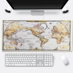 MP204 GAMING MOUSEPAD ลายแผนที่โลก 80x30cm MP-OK-AD-204WH