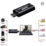 USB 2.0 TO HDMI การ์ดสำหรับจับภาพจากกล้อง Audio Video Capture Cards 1080P 4K Record Via DSLR Camcorder Action Cam for High Definition Acquisition US-GO-HM-00005